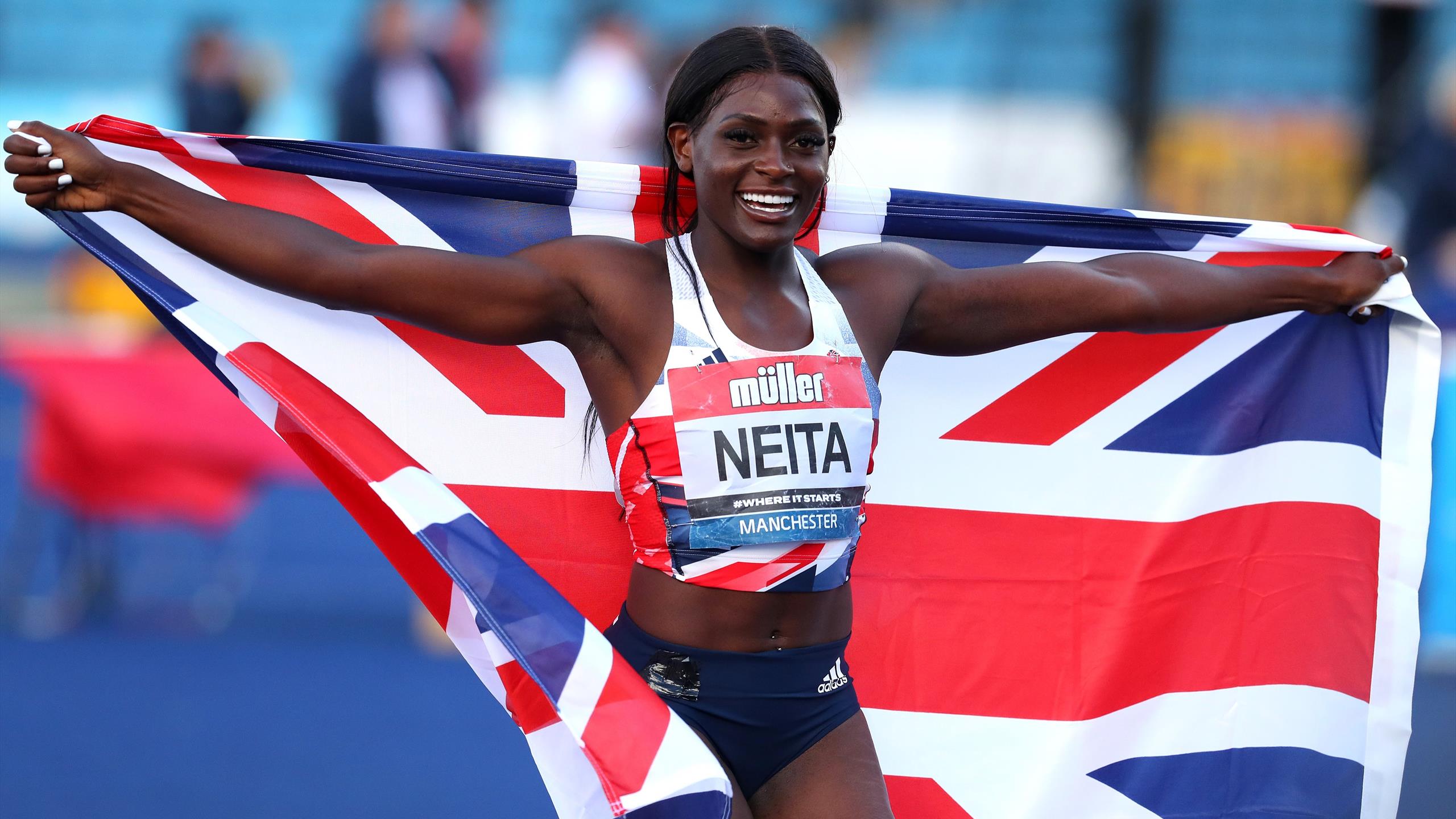 Daryll Neita Team GB Sprinter VOW Nutrition Vow Nutrition