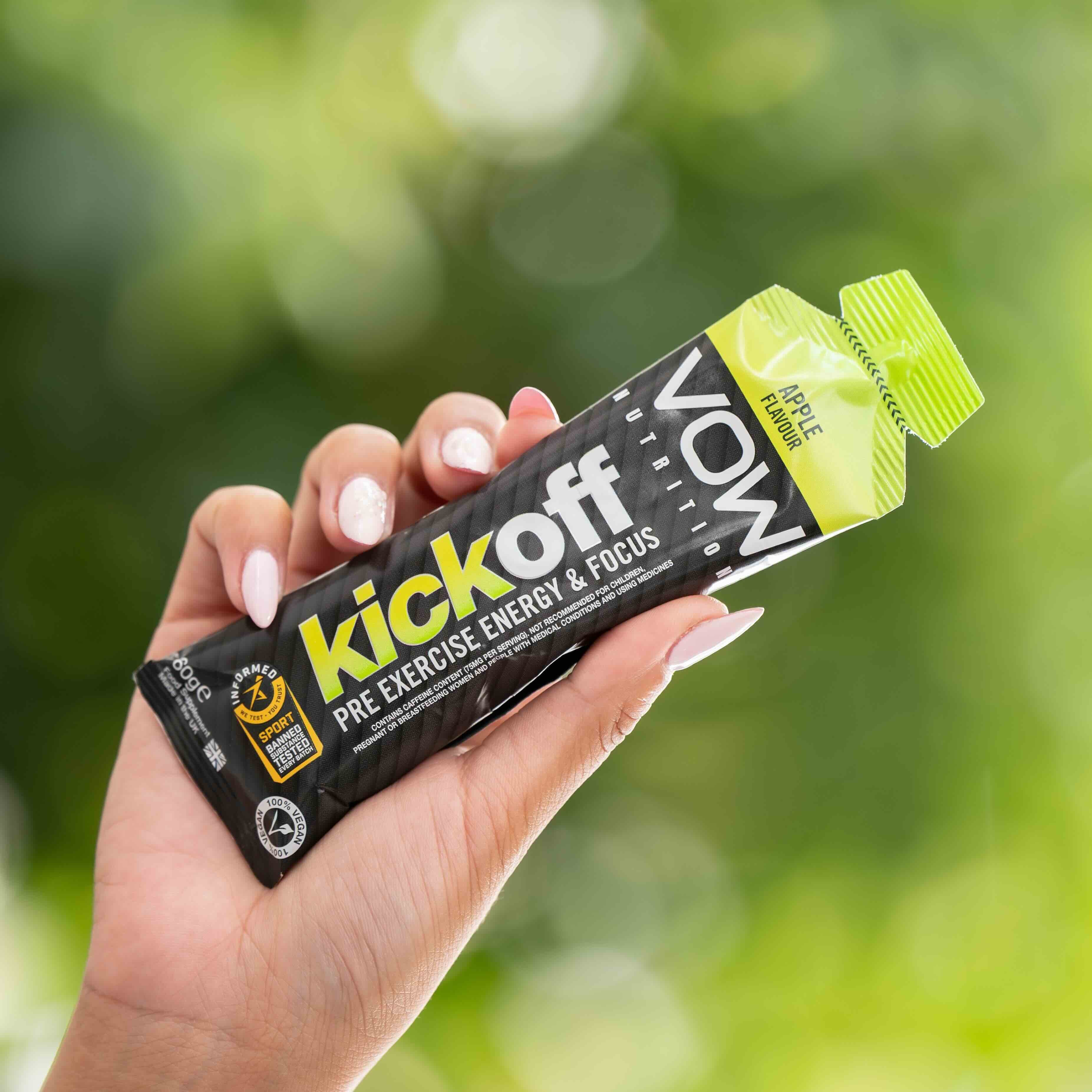 Kick Off x 12 Sachets - Pre Exercise Energy Gel