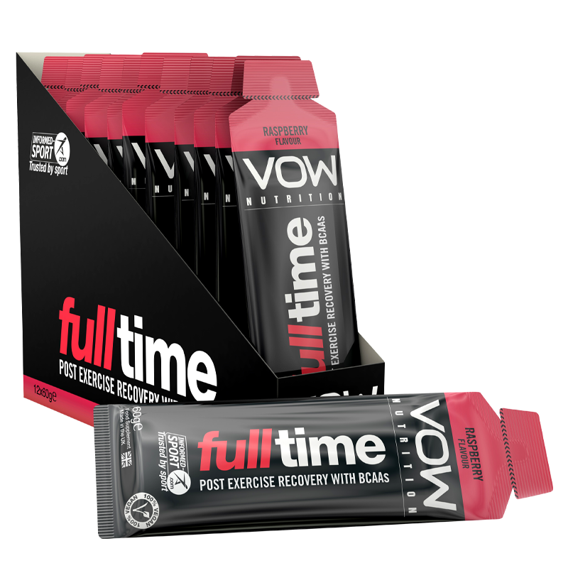 Full Time x 12 Sachets - Recovery BCAAs + Energy - Vow Nutrition